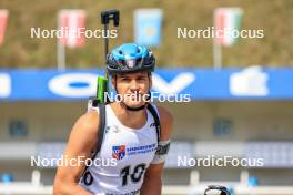 25.08.2023, Brezno-Osrblie, Slovakia (SVK): Kresimir Crnkovic (CRO) - IBU Summer Biathlon World Championships, super sprint men, Brezno-Osrblie (SVK). www.nordicfocus.com. © Manzoni/NordicFocus. Every downloaded picture is fee-liable.