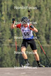 25.08.2023, Brezno-Osrblie, Slovakia (SVK): Vitezslav Hornig (CZE) - IBU Summer Biathlon World Championships, super sprint men, Brezno-Osrblie (SVK). www.nordicfocus.com. © Manzoni/NordicFocus. Every downloaded picture is fee-liable.