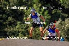 25.08.2023, Brezno-Osrblie, Slovakia (SVK): Fabian Kaskel (GER) - IBU Summer Biathlon World Championships, super sprint men, Brezno-Osrblie (SVK). www.nordicfocus.com. © Manzoni/NordicFocus. Every downloaded picture is fee-liable.