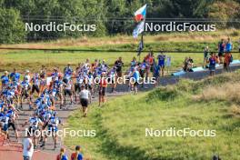 25.08.2023, Brezno-Osrblie, Slovakia (SVK): Undefined athlete competes - IBU Summer Biathlon World Championships, super sprint men, Brezno-Osrblie (SVK). www.nordicfocus.com. © Manzoni/NordicFocus. Every downloaded picture is fee-liable.