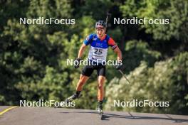 25.08.2023, Brezno-Osrblie, Slovakia (SVK): Michal Sima (SVK) - IBU Summer Biathlon World Championships, super sprint men, Brezno-Osrblie (SVK). www.nordicfocus.com. © Manzoni/NordicFocus. Every downloaded picture is fee-liable.