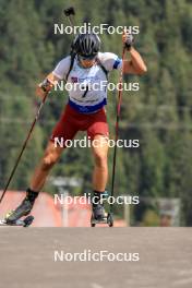 25.08.2023, Brezno-Osrblie, Slovakia (SVK): Andrejs Rastorgujevs (LAT) - IBU Summer Biathlon World Championships, super sprint men, Brezno-Osrblie (SVK). www.nordicfocus.com. © Manzoni/NordicFocus. Every downloaded picture is fee-liable.