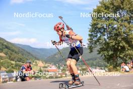 25.08.2023, Brezno-Osrblie, Slovakia (SVK): Mikulas Karlik (CZE) - IBU Summer Biathlon World Championships, super sprint men, Brezno-Osrblie (SVK). www.nordicfocus.com. © Manzoni/NordicFocus. Every downloaded picture is fee-liable.