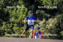 25.08.2023, Brezno-Osrblie, Slovakia (SVK): Ruslan Tkalenko (UKR) - IBU Summer Biathlon World Championships, super sprint men, Brezno-Osrblie (SVK). www.nordicfocus.com. © Manzoni/NordicFocus. Every downloaded picture is fee-liable.