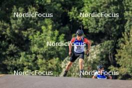 25.08.2023, Brezno-Osrblie, Slovakia (SVK): Tomas Mikyska (CZE) - IBU Summer Biathlon World Championships, super sprint men, Brezno-Osrblie (SVK). www.nordicfocus.com. © Manzoni/NordicFocus. Every downloaded picture is fee-liable.