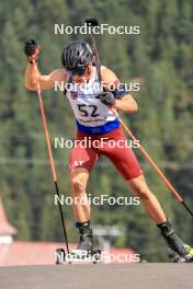 25.08.2023, Brezno-Osrblie, Slovakia (SVK): Aleksandrs Patrijuks (LAT) - IBU Summer Biathlon World Championships, super sprint men, Brezno-Osrblie (SVK). www.nordicfocus.com. © Manzoni/NordicFocus. Every downloaded picture is fee-liable.