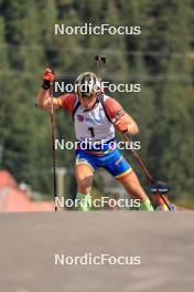 25.08.2023, Brezno-Osrblie, Slovakia (SVK): Dmitrii Shamaev (ROU) - IBU Summer Biathlon World Championships, super sprint men, Brezno-Osrblie (SVK). www.nordicfocus.com. © Manzoni/NordicFocus. Every downloaded picture is fee-liable.