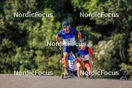 25.08.2023, Brezno-Osrblie, Slovakia (SVK): Ruslan Tkalenko (UKR) - IBU Summer Biathlon World Championships, super sprint men, Brezno-Osrblie (SVK). www.nordicfocus.com. © Manzoni/NordicFocus. Every downloaded picture is fee-liable.