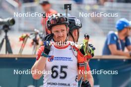 25.08.2023, Brezno-Osrblie, Slovakia (SVK): Vitezslav Hornig (CZE) - IBU Summer Biathlon World Championships, super sprint men, Brezno-Osrblie (SVK). www.nordicfocus.com. © Manzoni/NordicFocus. Every downloaded picture is fee-liable.