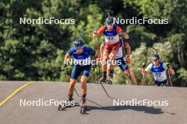 25.08.2023, Brezno-Osrblie, Slovakia (SVK): Ruslan Tkalenko (UKR) - IBU Summer Biathlon World Championships, super sprint men, Brezno-Osrblie (SVK). www.nordicfocus.com. © Manzoni/NordicFocus. Every downloaded picture is fee-liable.