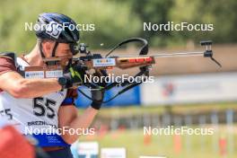 25.08.2023, Brezno-Osrblie, Slovakia (SVK): Anton Dudchenko (UKR) - IBU Summer Biathlon World Championships, super sprint men, Brezno-Osrblie (SVK). www.nordicfocus.com. © Manzoni/NordicFocus. Every downloaded picture is fee-liable.