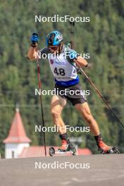 25.08.2023, Brezno-Osrblie, Slovakia (SVK): Mihail Usov (MDA) - IBU Summer Biathlon World Championships, super sprint men, Brezno-Osrblie (SVK). www.nordicfocus.com. © Manzoni/NordicFocus. Every downloaded picture is fee-liable.