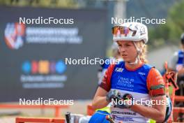 25.08.2023, Brezno-Osrblie, Slovakia (SVK): Marketa Davidova (CZE) - IBU Summer Biathlon World Championships, super sprint women, Brezno-Osrblie (SVK). www.nordicfocus.com. © Manzoni/NordicFocus. Every downloaded picture is fee-liable.