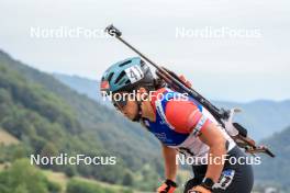 25.08.2023, Brezno-Osrblie, Slovakia (SVK): Anna Maka (POL) - IBU Summer Biathlon World Championships, super sprint women, Brezno-Osrblie (SVK). www.nordicfocus.com. © Manzoni/NordicFocus. Every downloaded picture is fee-liable.