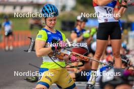 25.08.2023, Brezno-Osrblie, Slovakia (SVK): Mona Brorsson (SWE) - IBU Summer Biathlon World Championships, super sprint women, Brezno-Osrblie (SVK). www.nordicfocus.com. © Manzoni/NordicFocus. Every downloaded picture is fee-liable.