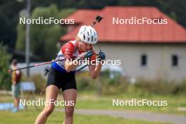 25.08.2023, Brezno-Osrblie, Slovakia (SVK): Marketa Davidova (CZE) - IBU Summer Biathlon World Championships, super sprint women, Brezno-Osrblie (SVK). www.nordicfocus.com. © Manzoni/NordicFocus. Every downloaded picture is fee-liable.