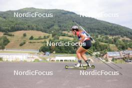 25.08.2023, Brezno-Osrblie, Slovakia (SVK): Joanna Jakiela (POL) - IBU Summer Biathlon World Championships, super sprint women, Brezno-Osrblie (SVK). www.nordicfocus.com. © Manzoni/NordicFocus. Every downloaded picture is fee-liable.