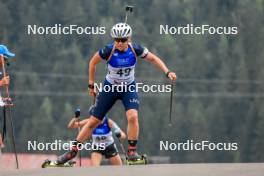 25.08.2023, Brezno-Osrblie, Slovakia (SVK): Anastasiya Merkushyna (UKR) - IBU Summer Biathlon World Championships, super sprint women, Brezno-Osrblie (SVK). www.nordicfocus.com. © Manzoni/NordicFocus. Every downloaded picture is fee-liable.