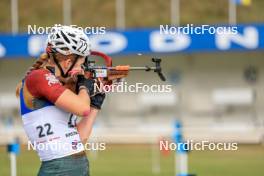 25.08.2023, Brezno-Osrblie, Slovakia (SVK): Lidiia Zhurauskaite (LTU) - IBU Summer Biathlon World Championships, super sprint women, Brezno-Osrblie (SVK). www.nordicfocus.com. © Manzoni/NordicFocus. Every downloaded picture is fee-liable.