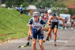 25.08.2023, Brezno-Osrblie, Slovakia (SVK): Khrystyna Dmytrenko (UKR) - IBU Summer Biathlon World Championships, super sprint women, Brezno-Osrblie (SVK). www.nordicfocus.com. © Manzoni/NordicFocus. Every downloaded picture is fee-liable.