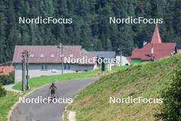 23.08.2023, Brezno-Osrblie, Slovakia (SVK): Natalja Kocergina (LTU) - IBU Summer Biathlon World Championships, training, Brezno-Osrblie (SVK). www.nordicfocus.com. © Manzoni/NordicFocus. Every downloaded picture is fee-liable.