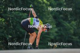 23.08.2023, Brezno-Osrblie, Slovakia (SVK): Rene Zahkna (EST) - IBU Summer Biathlon World Championships, training, Brezno-Osrblie (SVK). www.nordicfocus.com. © Manzoni/NordicFocus. Every downloaded picture is fee-liable.