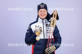 11.02.2023, Oberhof, Germany (GER): Johannes Thingnes Boe (NOR) - IBU World Championships Biathlon, medals, Oberhof (GER). www.nordicfocus.com. © Manzoni/NordicFocus. Every downloaded picture is fee-liable.