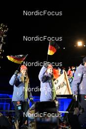 07.02.2023, Oberhof, Germany (GER): Denise Herrmann-Wick (GER), Janina Hettich-Walz (GER), (l-r) - IBU World Championships Biathlon, opening ceremony, Oberhof (GER). www.nordicfocus.com. © Reichert/NordicFocus. Every downloaded picture is fee-liable.