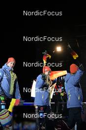 07.02.2023, Oberhof, Germany (GER): Johannes Kuehn (GER), Denise Herrmann-Wick (GER), (l-r) - IBU World Championships Biathlon, opening ceremony, Oberhof (GER). www.nordicfocus.com. © Reichert/NordicFocus. Every downloaded picture is fee-liable.