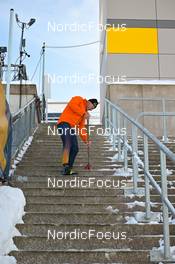 07.02.2023, Oberhof, Germany (GER): Sven Fischer (GER) - IBU World Championships Biathlon, training, Oberhof (GER). www.nordicfocus.com. © Reichert/NordicFocus. Every downloaded picture is fee-liable.