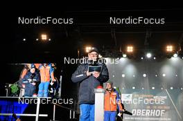 07.02.2023, Oberhof, Germany (GER): Olle Dahlin (SWE), IBU President - IBU World Championships Biathlon, opening ceremony, Oberhof (GER). www.nordicfocus.com. © Reichert/NordicFocus. Every downloaded picture is fee-liable.