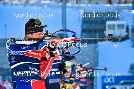 07.02.2023, Oberhof, Germany (GER): Quentin Fillon Maillet (FRA) - IBU World Championships Biathlon, training, Oberhof (GER). www.nordicfocus.com. © Reichert/NordicFocus. Every downloaded picture is fee-liable.