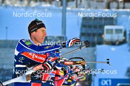 07.02.2023, Oberhof, Germany (GER): Quentin Fillon Maillet (FRA) - IBU World Championships Biathlon, training, Oberhof (GER). www.nordicfocus.com. © Reichert/NordicFocus. Every downloaded picture is fee-liable.