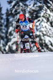 26.11.2023, Oestersund, Sweden, (SWE): Benedikt Doll (GER) - IBU World Cup Biathlon, individual men, Oestersund (SWE). www.nordicfocus.com. © Manzoni/NordicFocus. Every downloaded picture is fee-liable.