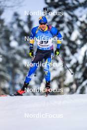 26.11.2023, Oestersund, Sweden, (SWE): Denys Nasyko (UKR) - IBU World Cup Biathlon, individual men, Oestersund (SWE). www.nordicfocus.com. © Manzoni/NordicFocus. Every downloaded picture is fee-liable.