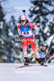 26.11.2023, Oestersund, Sweden, (SWE): Adam Runnalls (CAN) - IBU World Cup Biathlon, individual men, Oestersund (SWE). www.nordicfocus.com. © Manzoni/NordicFocus. Every downloaded picture is fee-liable.