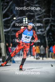 26.11.2023, Oestersund, Sweden, (SWE): Maksim Makarov (MDA) - IBU World Cup Biathlon, individual men, Oestersund (SWE). www.nordicfocus.com. © Authamayou/NordicFocus. Every downloaded picture is fee-liable.