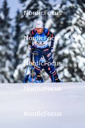 26.11.2023, Oestersund, Sweden, (SWE): Antonin Guigonnat (FRA) - IBU World Cup Biathlon, individual men, Oestersund (SWE). www.nordicfocus.com. © Manzoni/NordicFocus. Every downloaded picture is fee-liable.