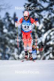 26.11.2023, Oestersund, Sweden, (SWE): Adam Runnalls (CAN) - IBU World Cup Biathlon, individual men, Oestersund (SWE). www.nordicfocus.com. © Manzoni/NordicFocus. Every downloaded picture is fee-liable.