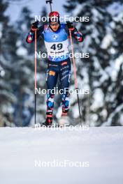 26.11.2023, Oestersund, Sweden, (SWE): Endre Stroemsheim (NOR) - IBU World Cup Biathlon, individual men, Oestersund (SWE). www.nordicfocus.com. © Manzoni/NordicFocus. Every downloaded picture is fee-liable.