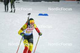 25.11.2023, Oestersund, Sweden, (SWE): Lotte Lie (BEL) - IBU World Cup Biathlon, mixed relay, Oestersund (SWE). www.nordicfocus.com. © Authamayou/NordicFocus. Every downloaded picture is fee-liable.