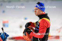 30.11.2023, Oestersund, Sweden, (SWE): Thierry Langer (BEL) - IBU World Cup Biathlon, relay men, Oestersund (SWE). www.nordicfocus.com. © Manzoni/NordicFocus. Every downloaded picture is fee-liable.