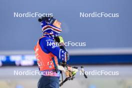 30.11.2023, Oestersund, Sweden, (SWE): Maxime Germain (USA) - IBU World Cup Biathlon, relay men, Oestersund (SWE). www.nordicfocus.com. © Manzoni/NordicFocus. Every downloaded picture is fee-liable.