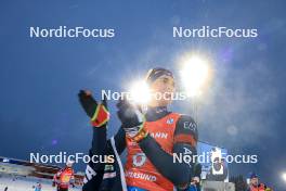 30.11.2023, Oestersund, Sweden, (SWE): Didier Bionaz (ITA) - IBU World Cup Biathlon, relay men, Oestersund (SWE). www.nordicfocus.com. © Manzoni/NordicFocus. Every downloaded picture is fee-liable.