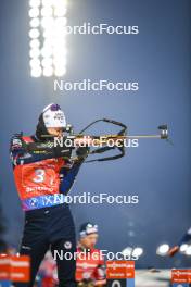 30.11.2023, Oestersund, Sweden, (SWE): Eric Perrot (FRA) - IBU World Cup Biathlon, relay men, Oestersund (SWE). www.nordicfocus.com. © Authamayou/NordicFocus. Every downloaded picture is fee-liable.