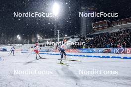 29.11.2023, Oestersund, Sweden, (SWE): Elisa Gasparin (SUI), Janina Hettich-Walz (GER), (l-r) - IBU World Cup Biathlon, relay women, Oestersund (SWE). www.nordicfocus.com. © Manzoni/NordicFocus. Every downloaded picture is fee-liable.