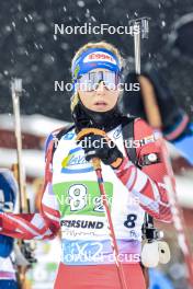 29.11.2023, Oestersund, Sweden, (SWE): Lisa Theresa Hauser (AUT) - IBU World Cup Biathlon, relay women, Oestersund (SWE). www.nordicfocus.com. © Manzoni/NordicFocus. Every downloaded picture is fee-liable.