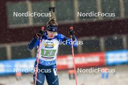 29.11.2023, Oestersund, Sweden, (SWE): Deedra Irwin (USA) - IBU World Cup Biathlon, relay women, Oestersund (SWE). www.nordicfocus.com. © Manzoni/NordicFocus. Every downloaded picture is fee-liable.