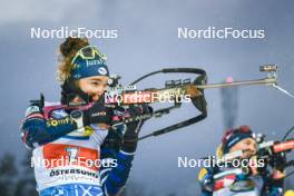 29.11.2023, Oestersund, Sweden, (SWE): Lou Jeanmonnot (FRA) - IBU World Cup Biathlon, relay women, Oestersund (SWE). www.nordicfocus.com. © Authamayou/NordicFocus. Every downloaded picture is fee-liable.