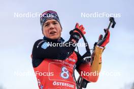 25.11.2023, Oestersund, Sweden, (SWE): Justus Strelow (GER) - IBU World Cup Biathlon, single mixed relay, Oestersund (SWE). www.nordicfocus.com. © Manzoni/NordicFocus. Every downloaded picture is fee-liable.